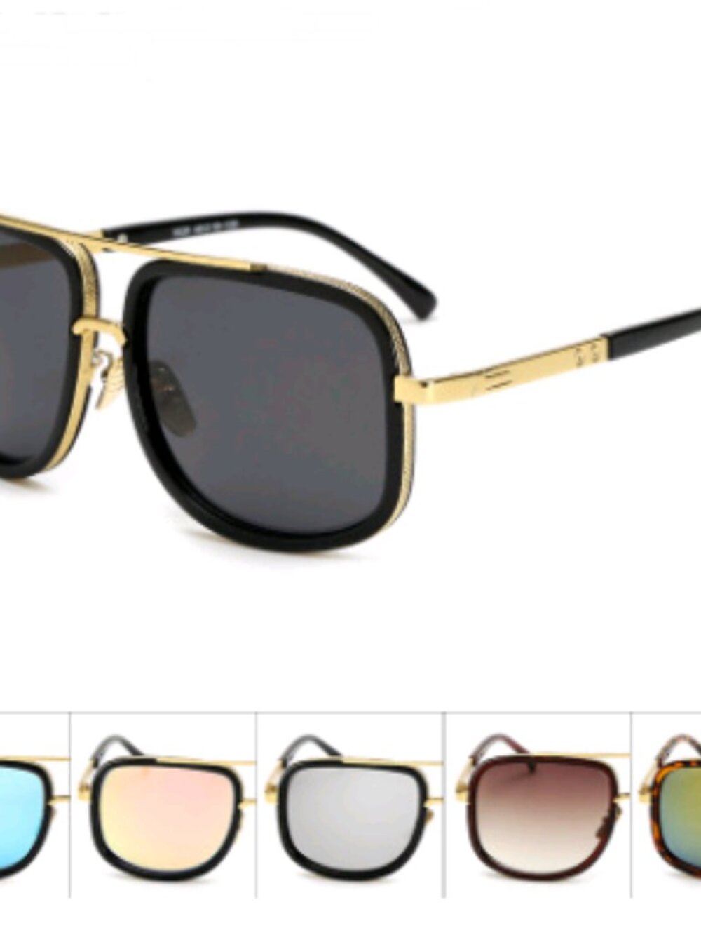 Sunglasses metal trend street shooting retro sunglasses fashion sunglasses